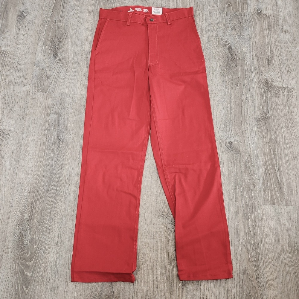 New Tags Lapco FR Flame Resistant 30x30 Red 100%‎ Cotton Work Construction Pants